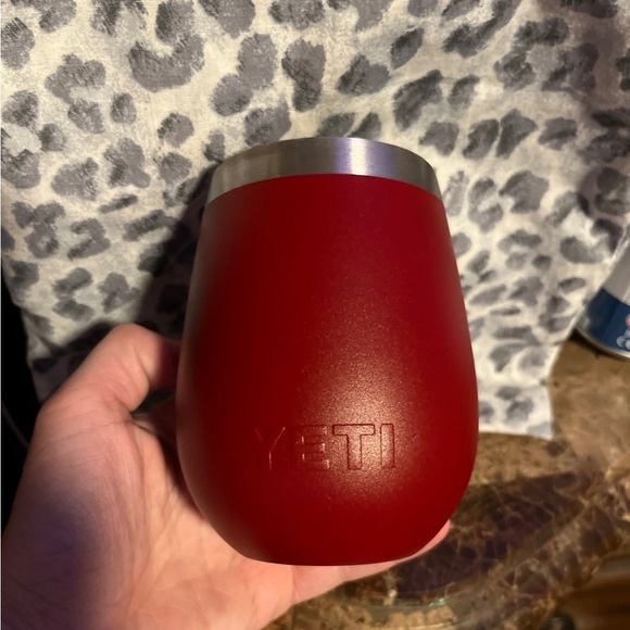 Yeti Other - Yeti Rambler Red 10 oz Wine Tumbler No Lid Moms Sippy Cup